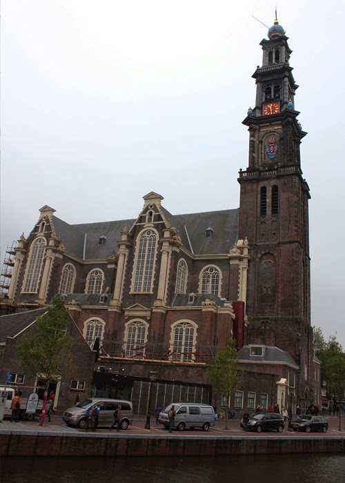 Blick auf die Westerkerk in Amsterdam