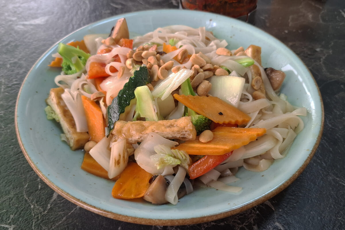 Pad Thai mit Tofu bei Ananada