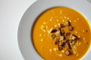 Kürbis-Kokos Suppe