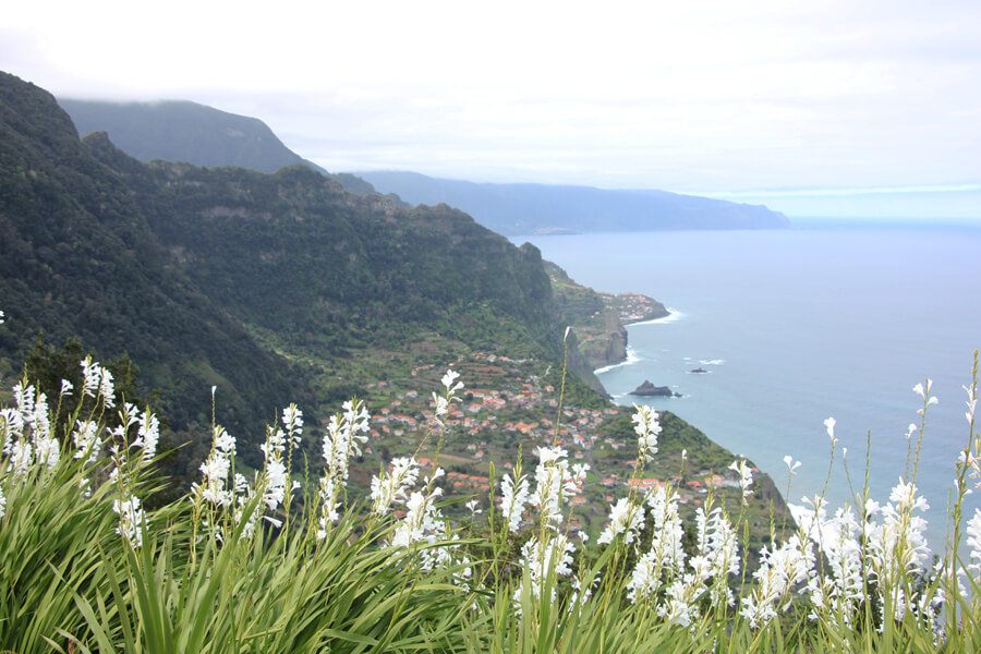 Aussicht auf die Nordküste von Madeira.