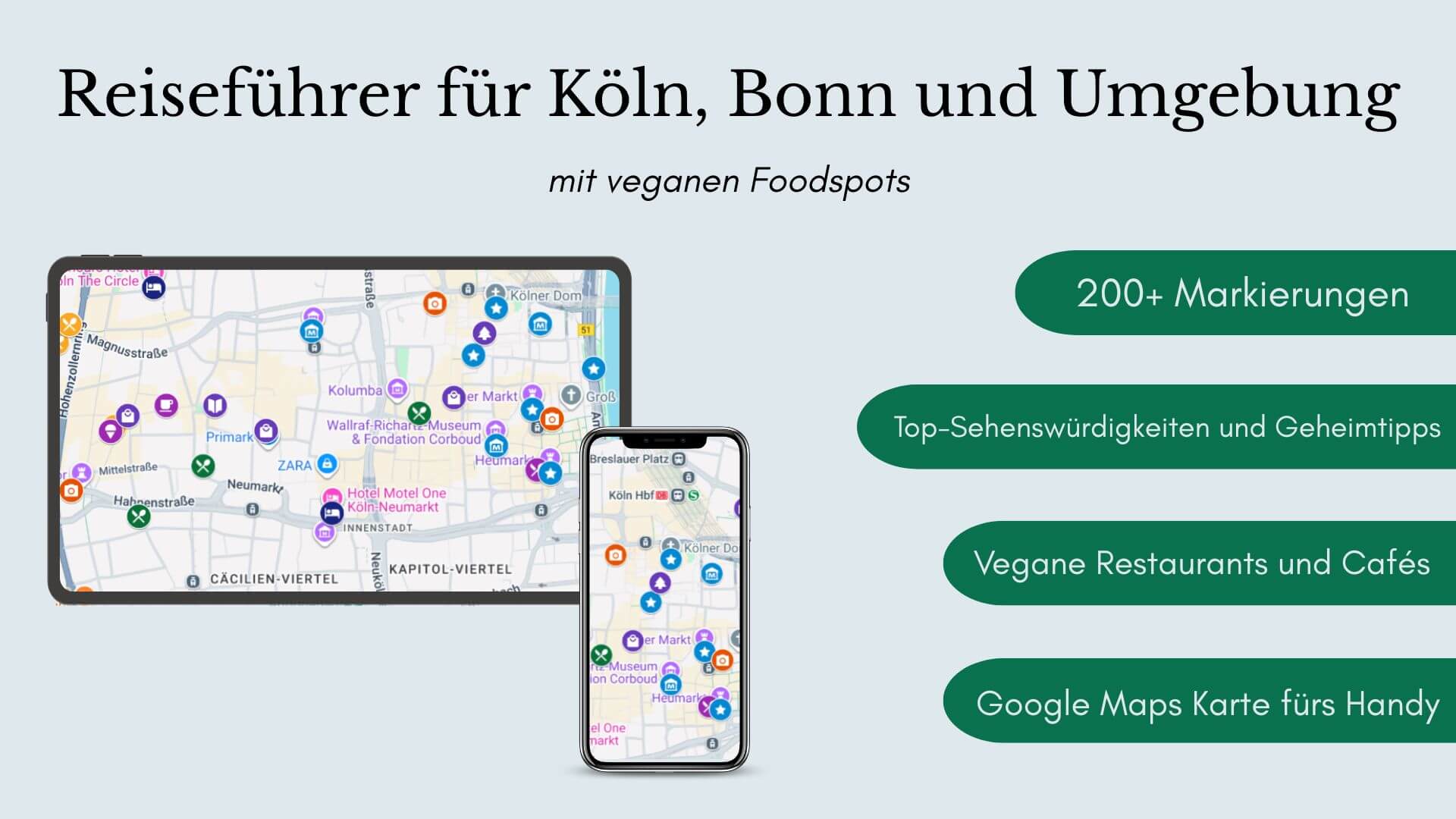 Veganer Reiseführer für Köln, Bonn und Umgebung