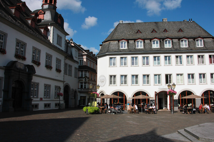 Alte Häuser in der Koblenzer Altstadt