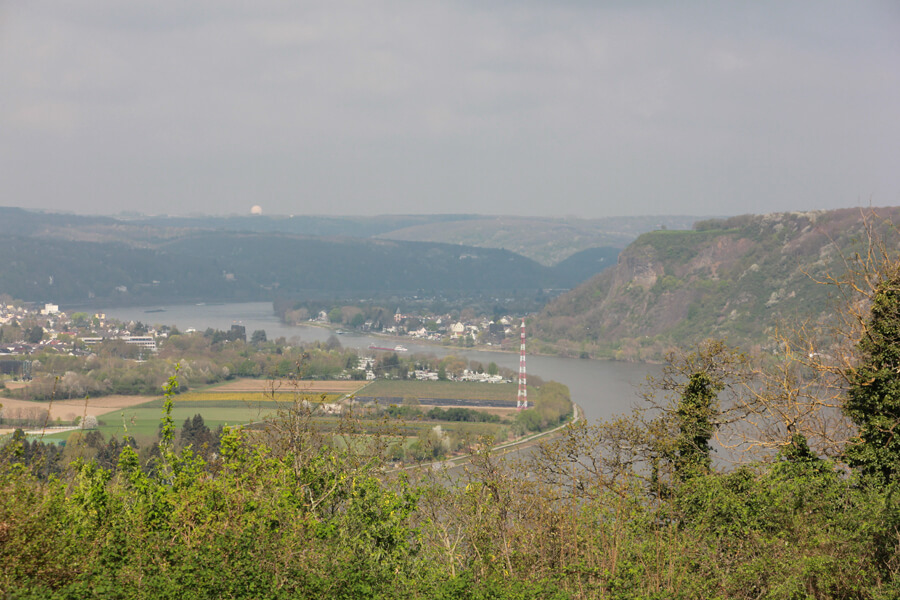 Aussicht vom Kaiserberg bei Linz
