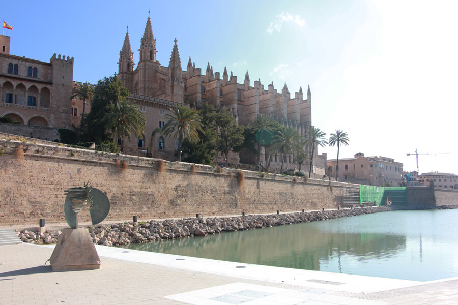 Die Kathedrale in Palma de Mallorca.