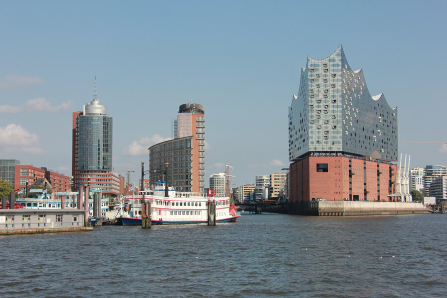 Die Elbphilharmonie in Hamburg.