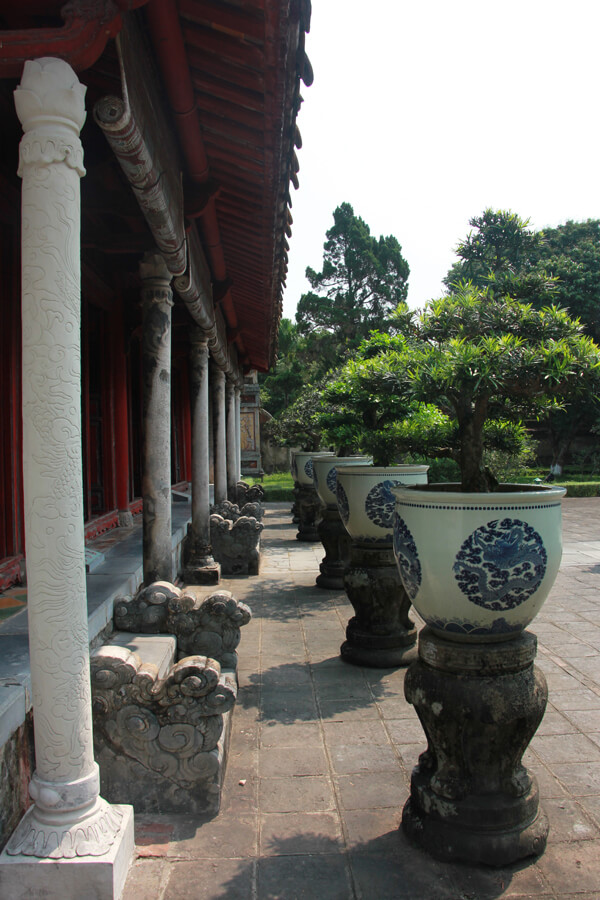 Ein Tempeleingang in der Zitadelle von Hue.