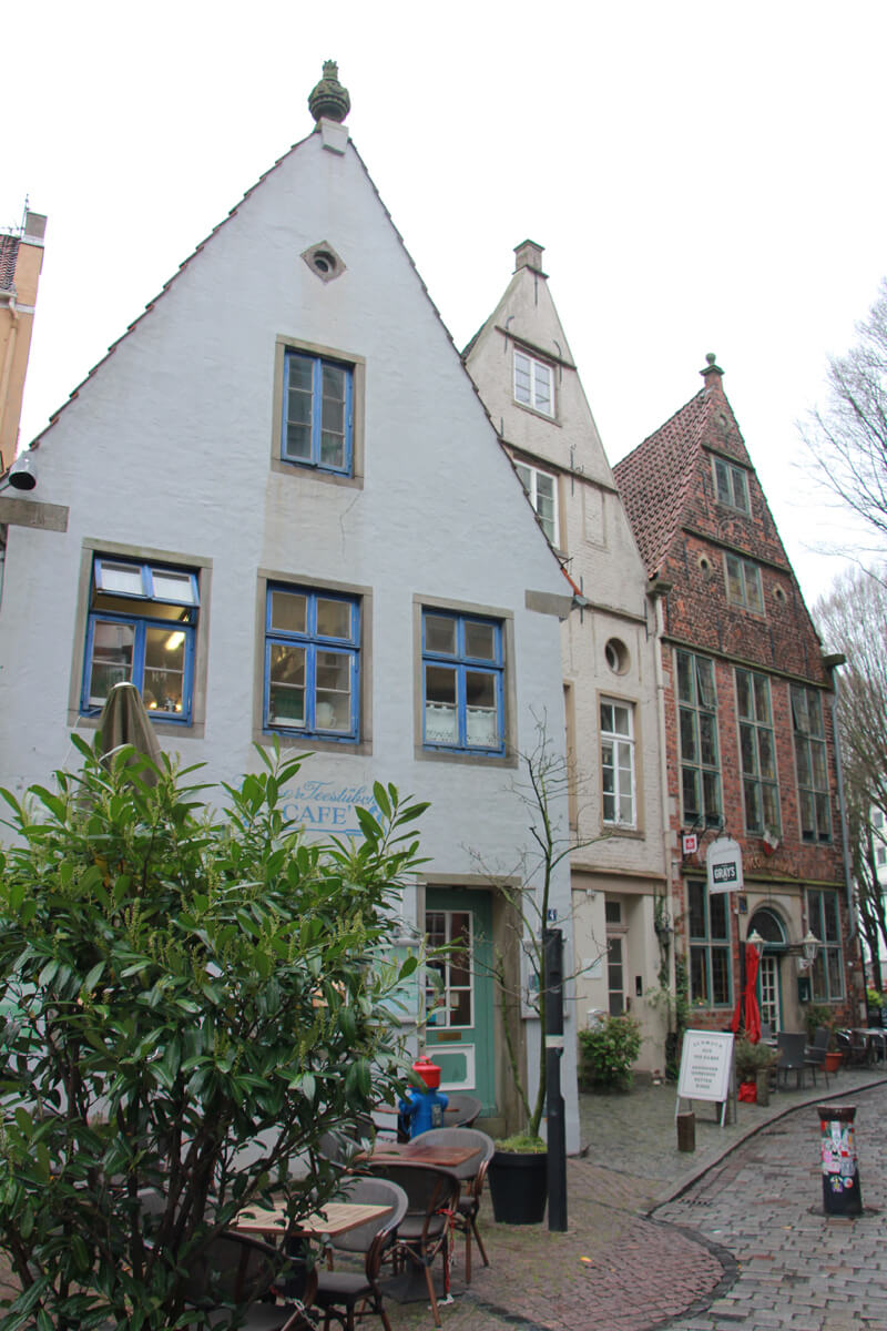 Alte Häuser im Schnorrviertel Bremen