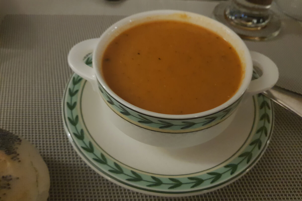 vegne Suppe als Vorspeise