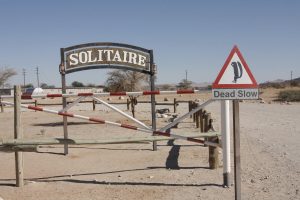 Straßenschilder in Solitaire