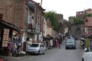 Altstadt von Sighnaghi mit Stadtmauer