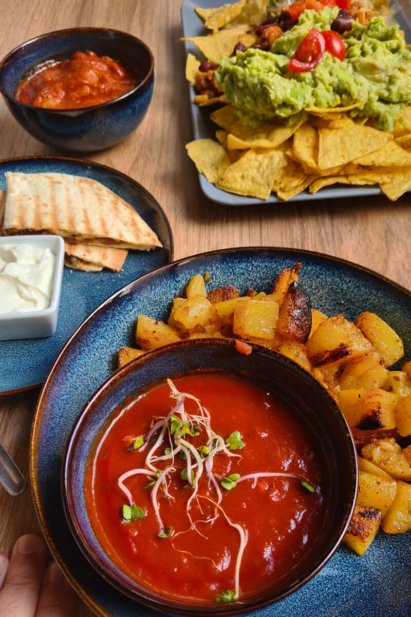 vegane Tapas im impact Café