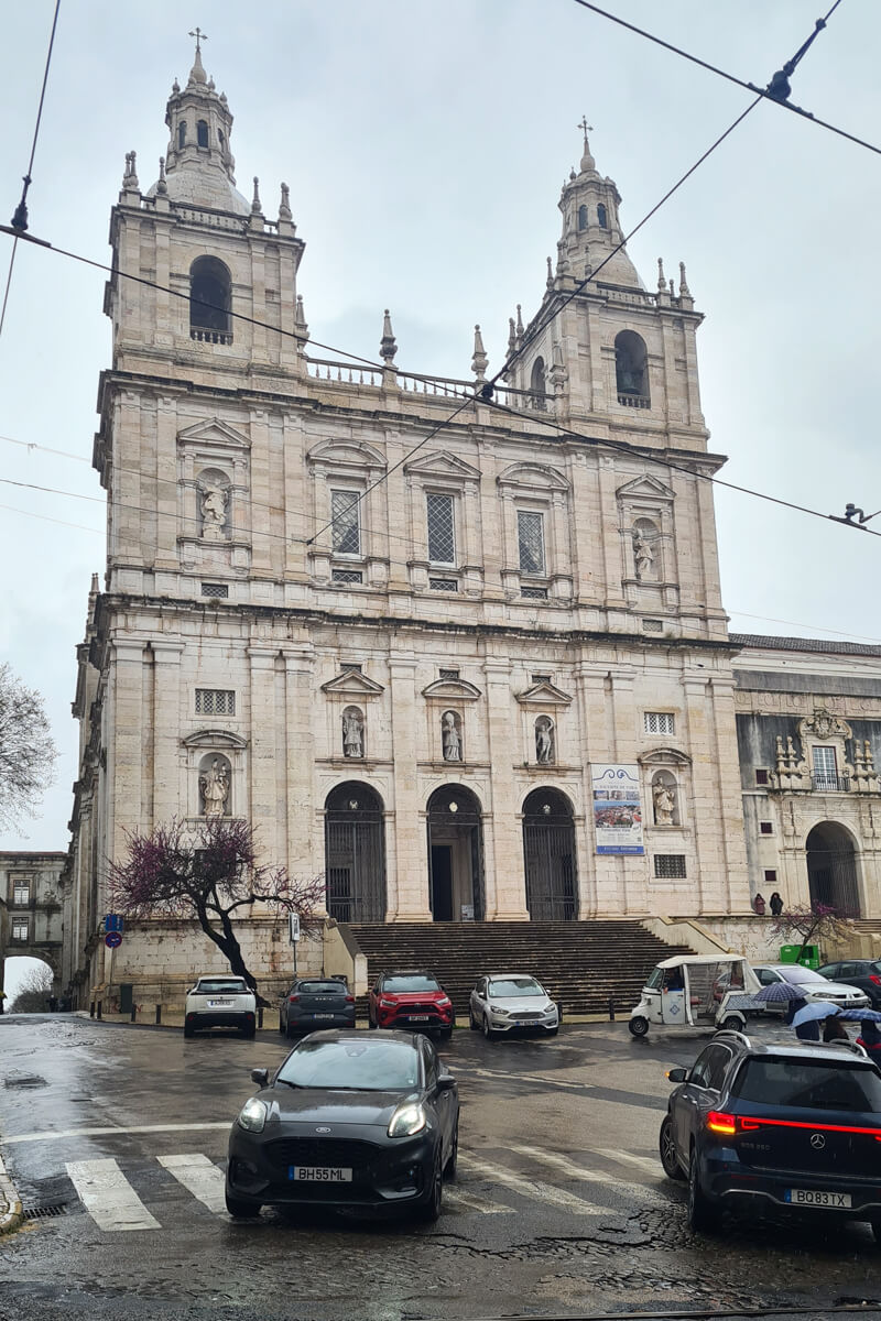 Die Igreja de Sao Vicente da Fora im Alfama Viertel in Lissabon.