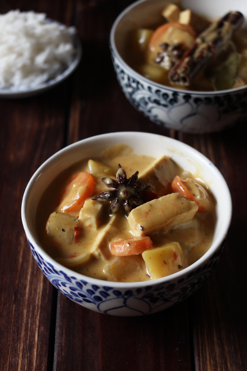 veganes Massaman Curry mit Tofu
