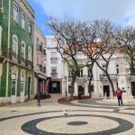 Der Praca Luis de Camoes in der Altstadt von Lagos