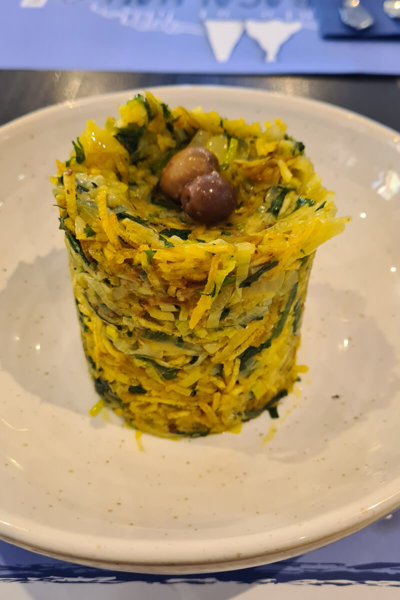 Veganes Gericht: Lauch a Bras Style