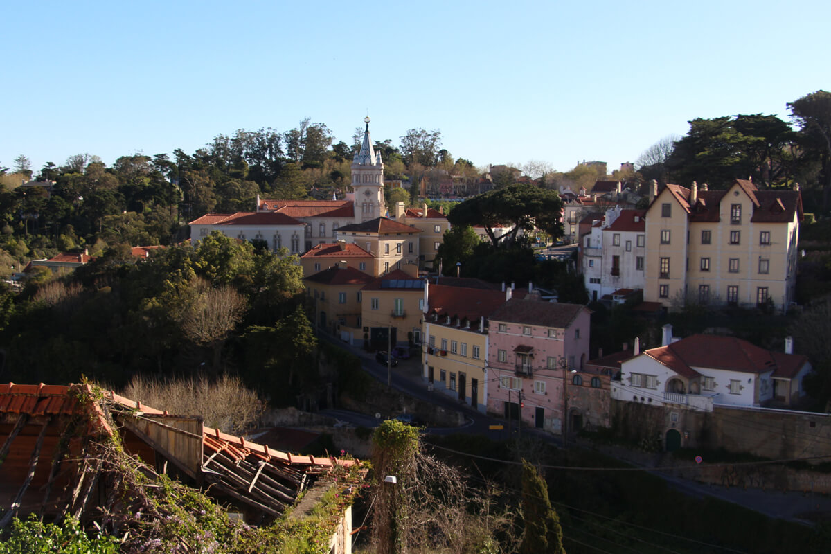 Aussicht auf die Altstadt von Sintra
