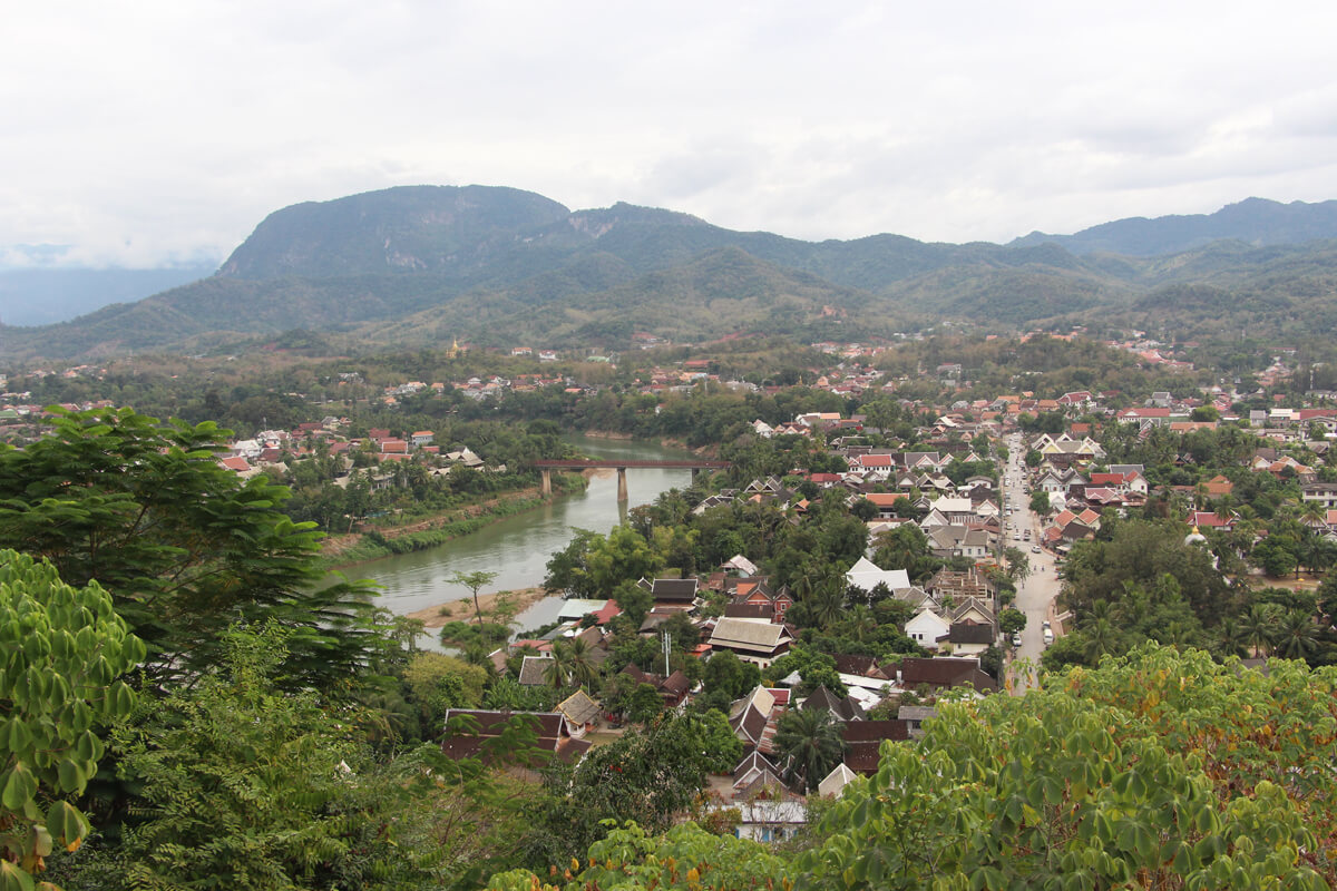 Ausblick über Luang Prabang vom Phou Si Hill