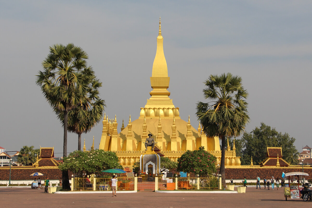Die Goldene Stupa von Laos