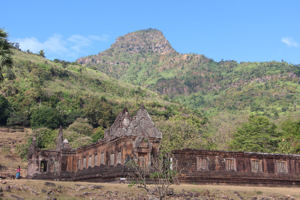 Der Wat Phou wurde am Lingaparvata Mountain gebaut