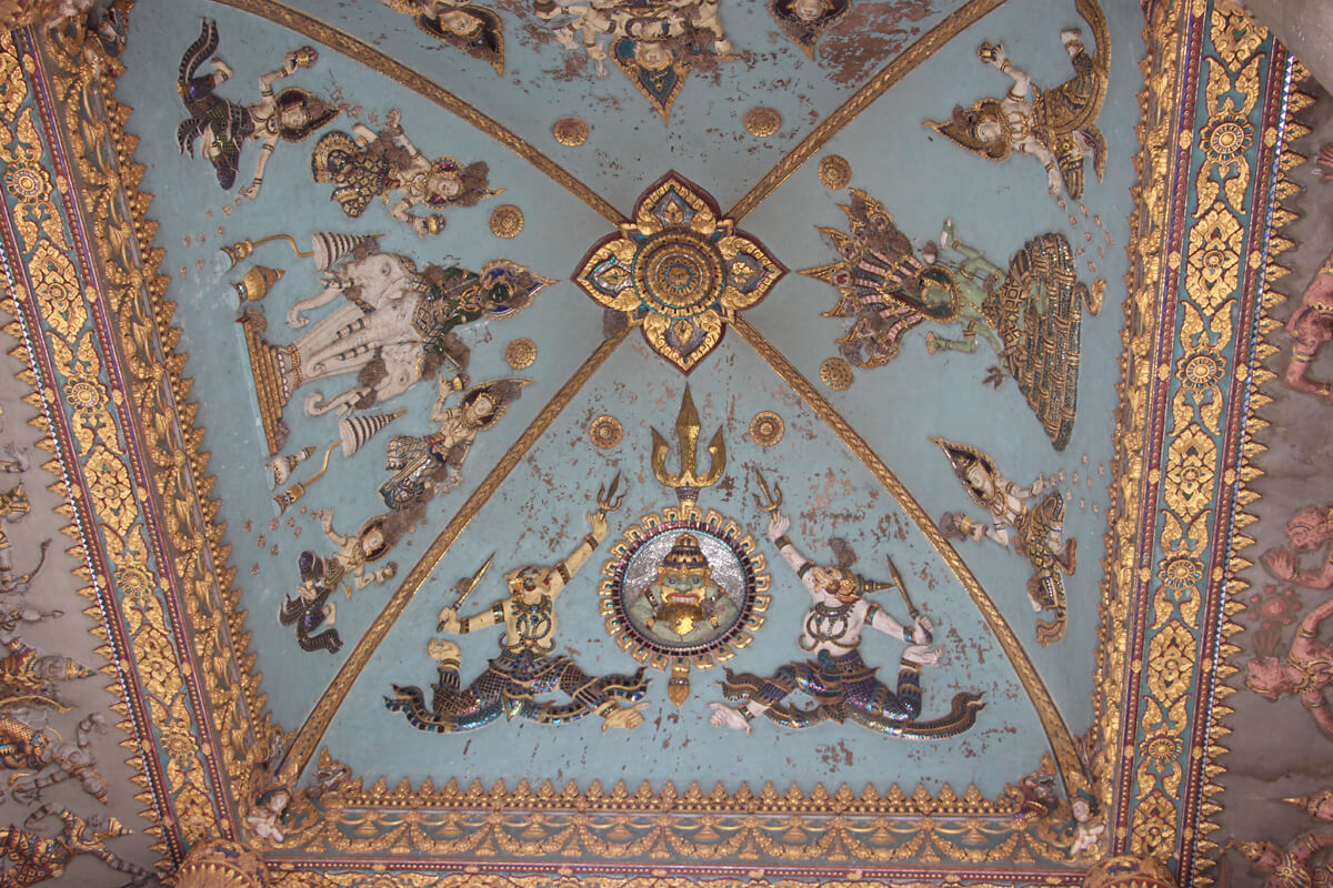 Verzierungen in der Kuppel des Triumphbogens