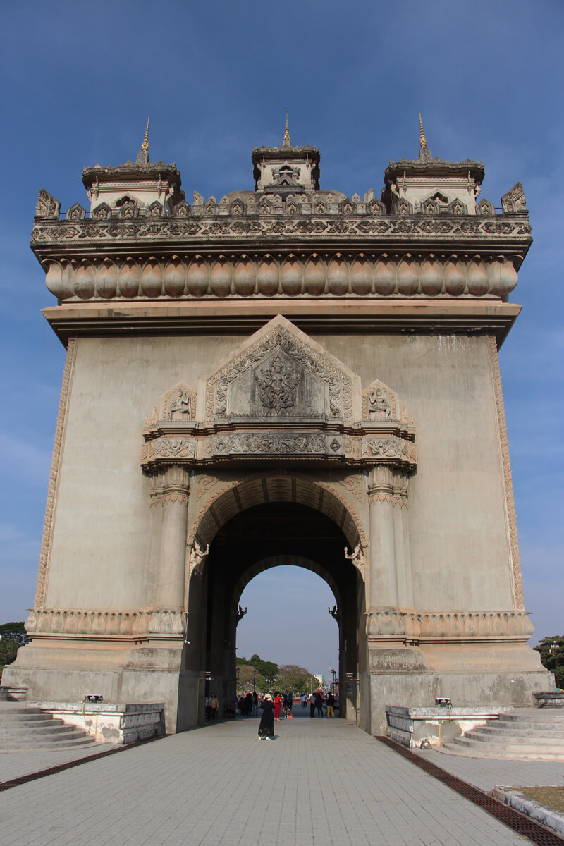 Der Triumphbogen von Vientiane