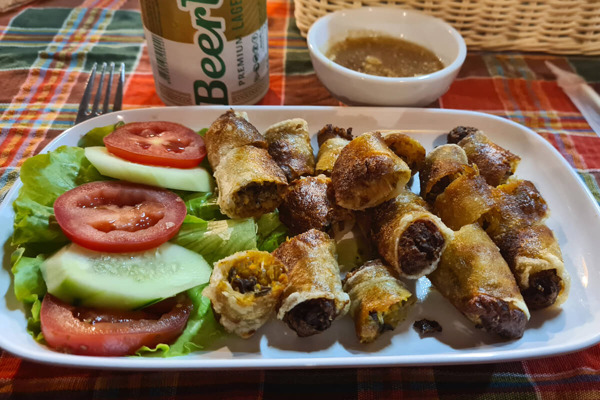 vegane Frühlingsrollen