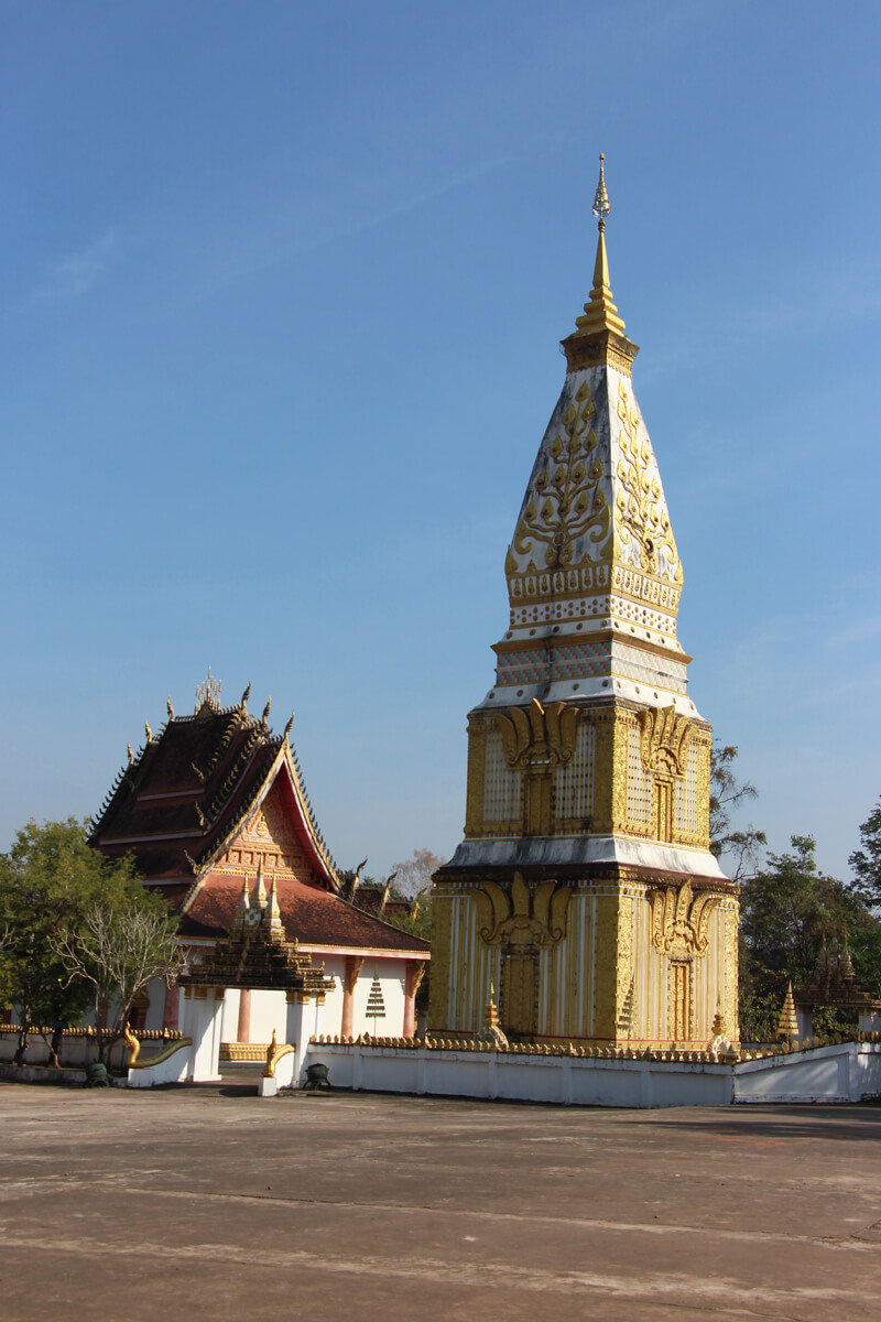 Der Wat Phabat Phonsane ist ein bedeutender Tempel in Laos