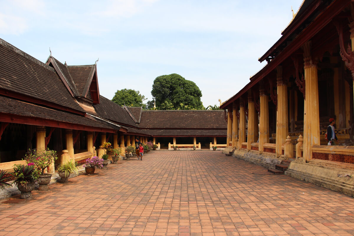 Der Tempel Wat Si Saket in Vientiane.