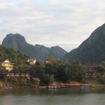 Typische Stadt im Norden von Laos