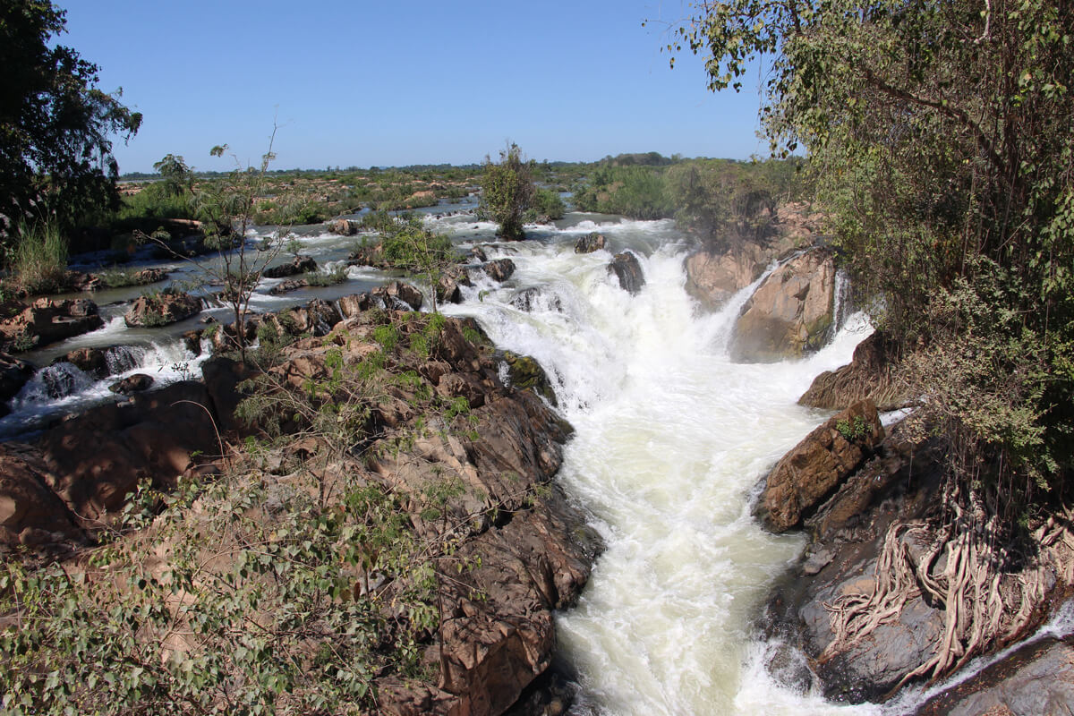 Mekong Wasserfälle in Laos
