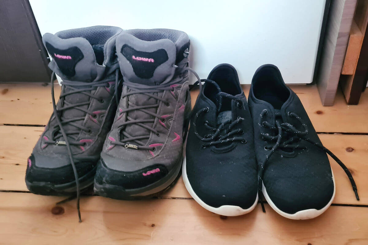 vegane Wanderschuhe und vegane Barfußschuhe