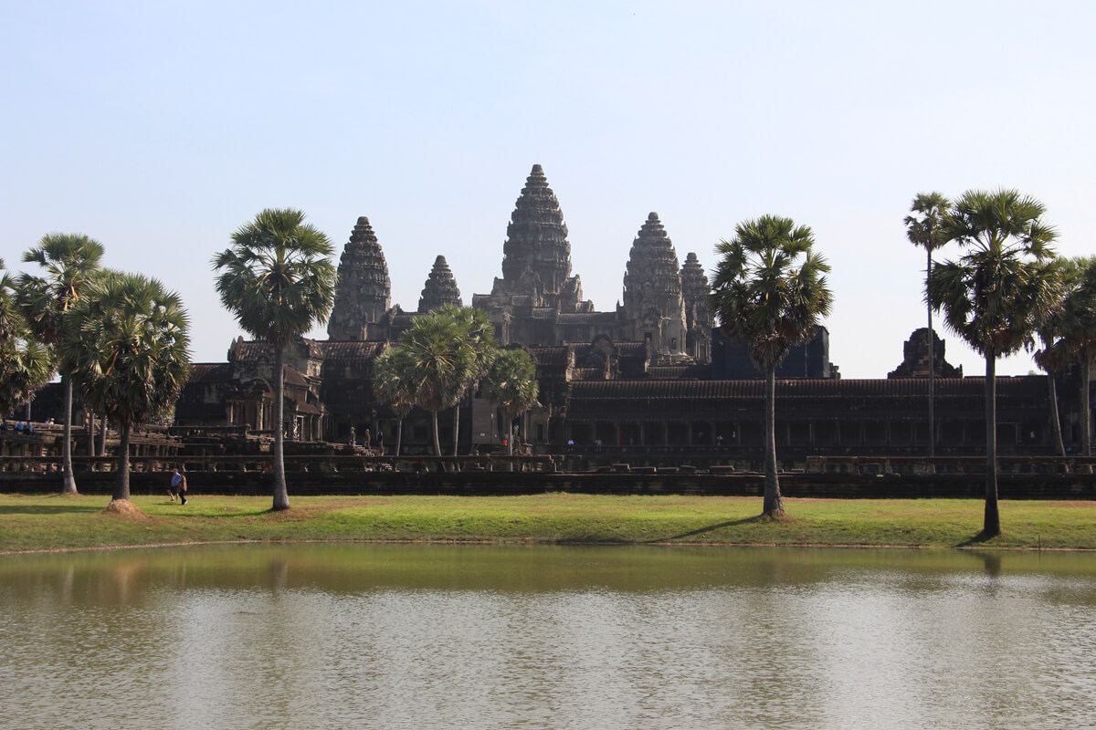Der Haupttempel von Angkor Wat.