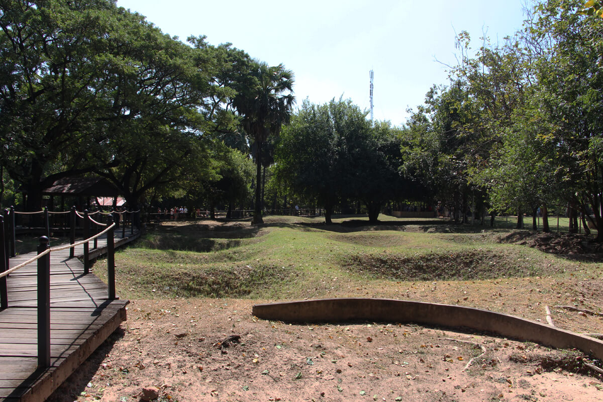 Die Killing Fields von Choeung Ek.