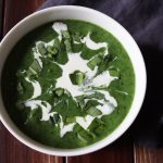 Rezept: vegane Bärlauch-Spinat Suppe vegane Bärlauch-Spinat-Suppe