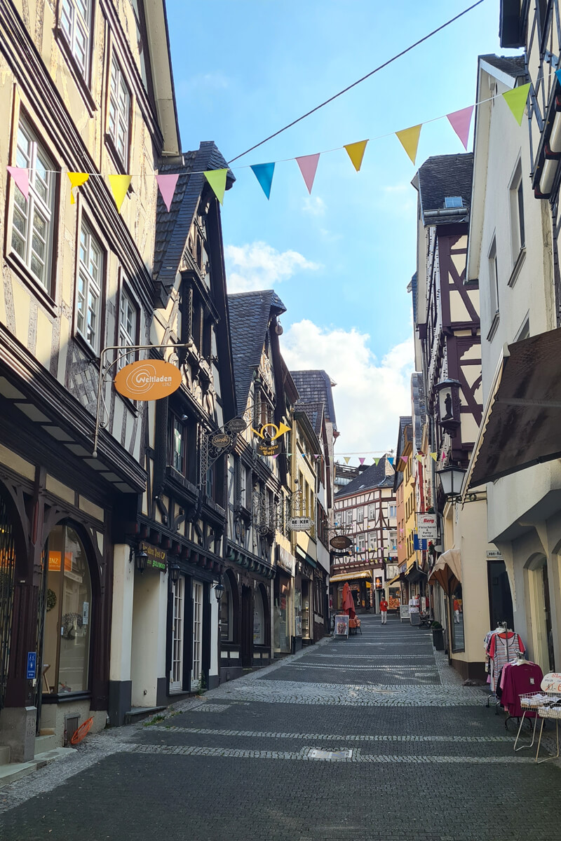 Fachwerkhäuser in der Linzer Altstadt