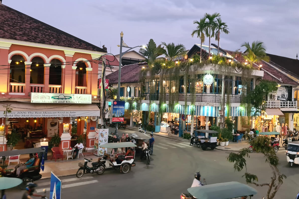 buntes Treiben am Central Market in Siem Reap