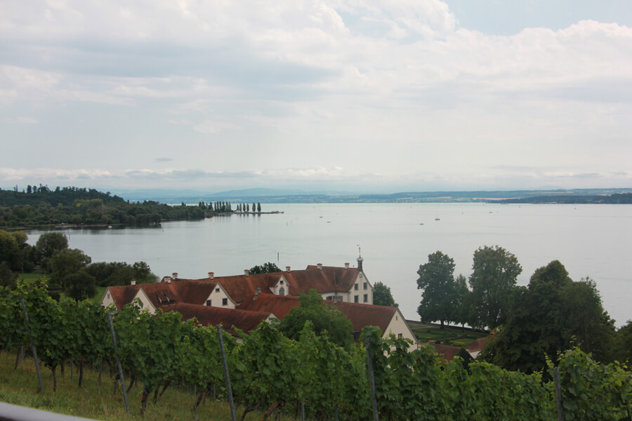 Aussicht auf den Bodensee von der Birnau