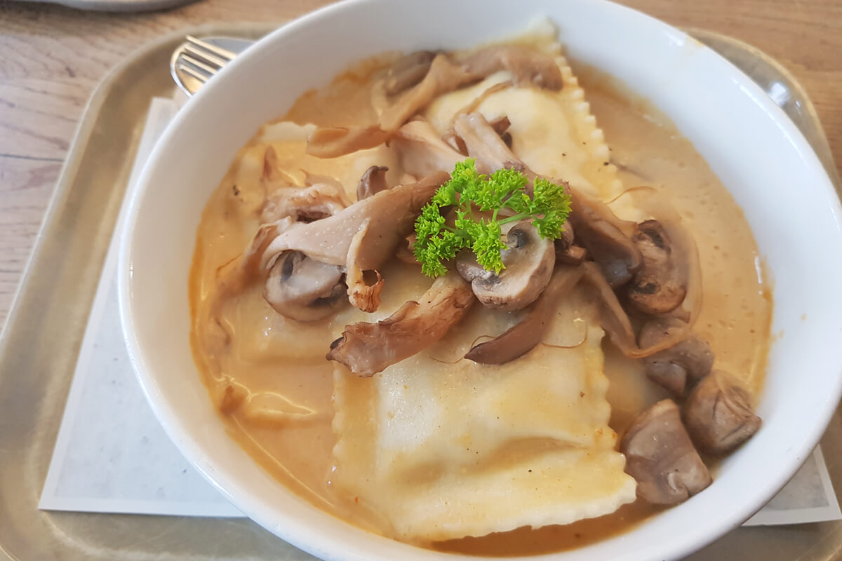 vegane Maultaschen im Voglhaus Konstanz