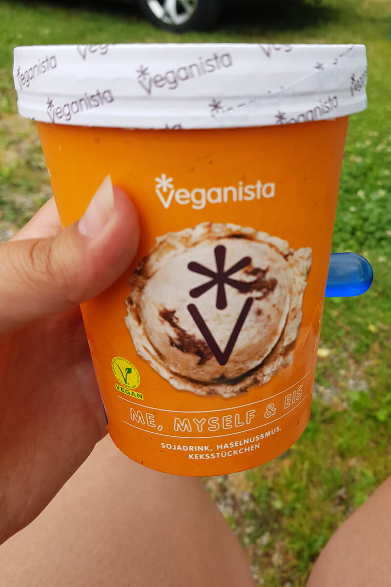 veganes Eis von Veganista aus dem österreichischen Supermarkt