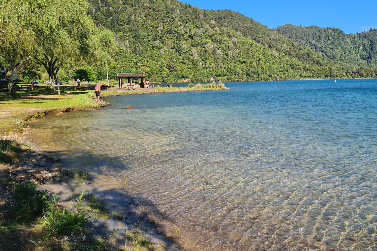 Blue Lake Badesee in Rotorua