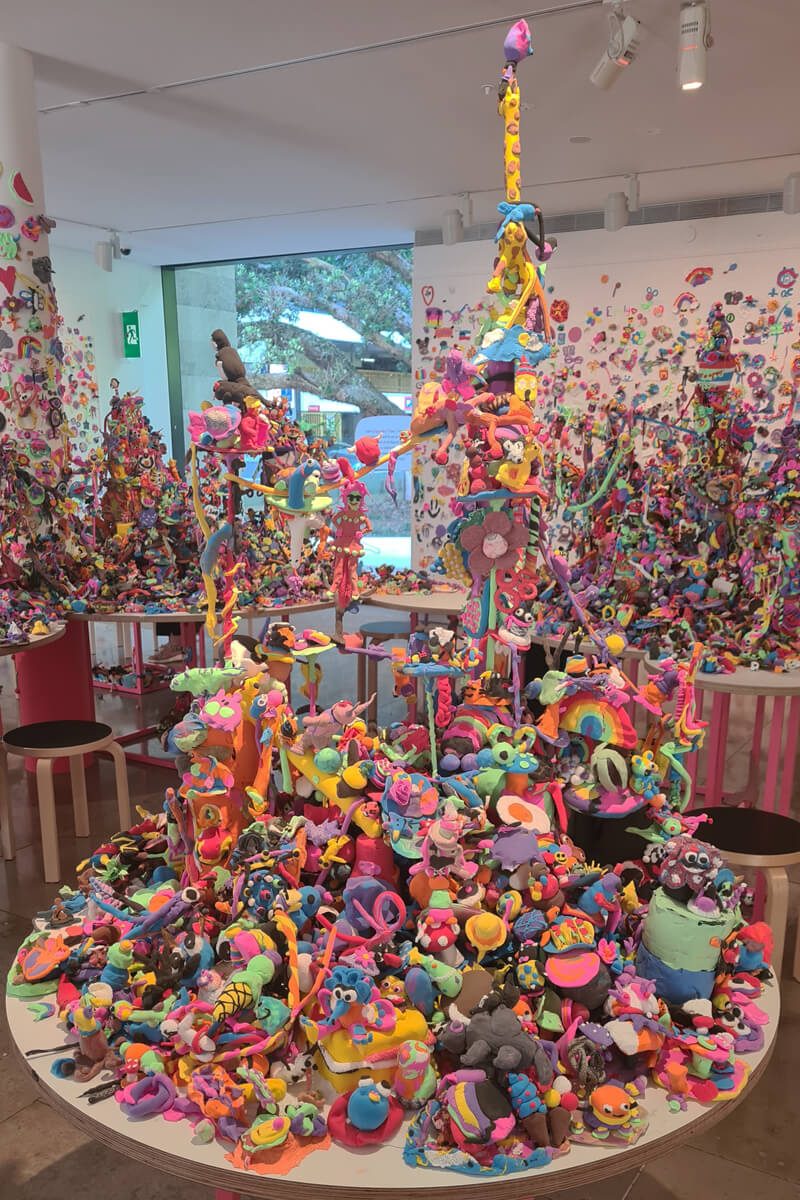 Bunte Kunst zum mitmachen