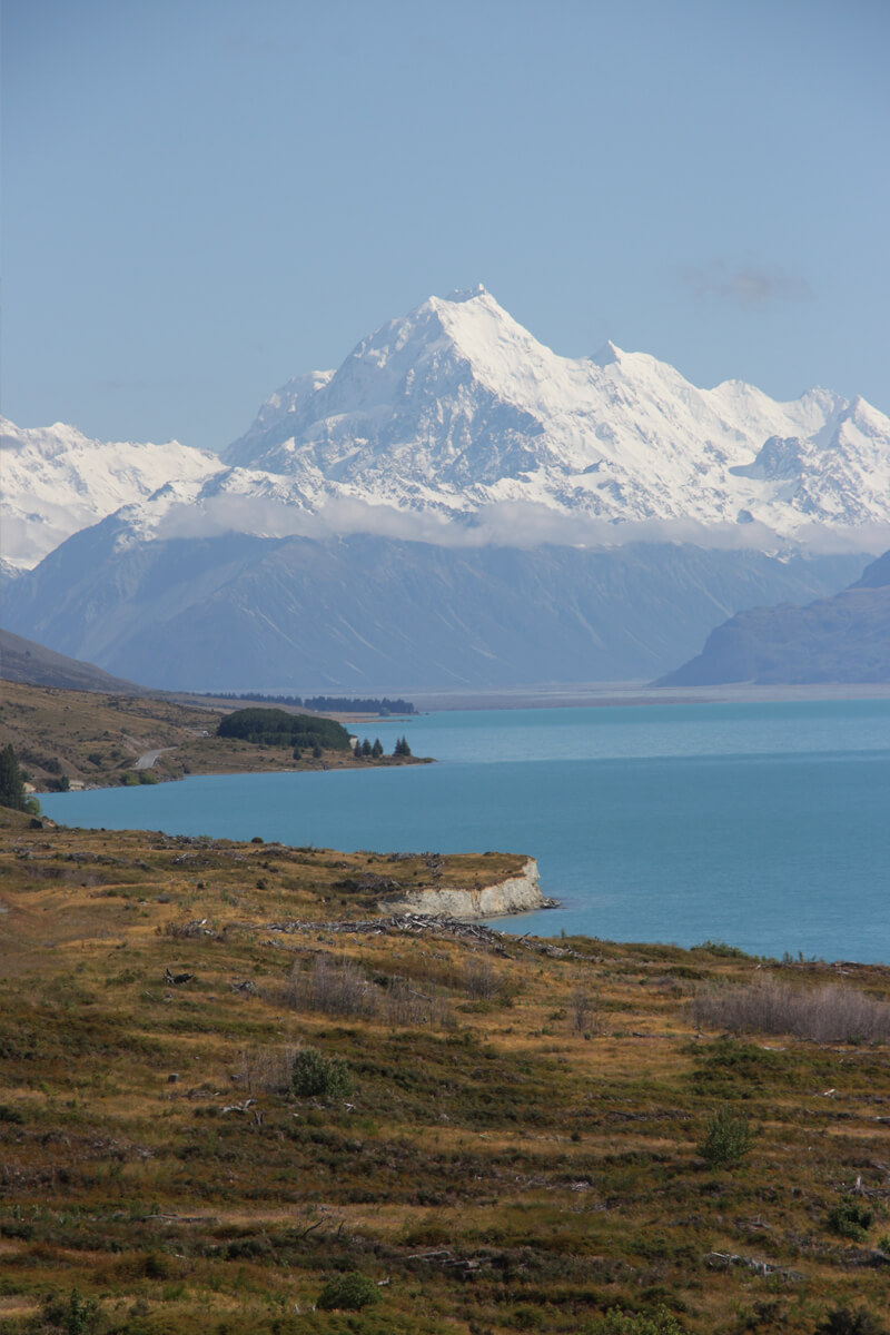 Mount Aoraki bei klarer Sicht