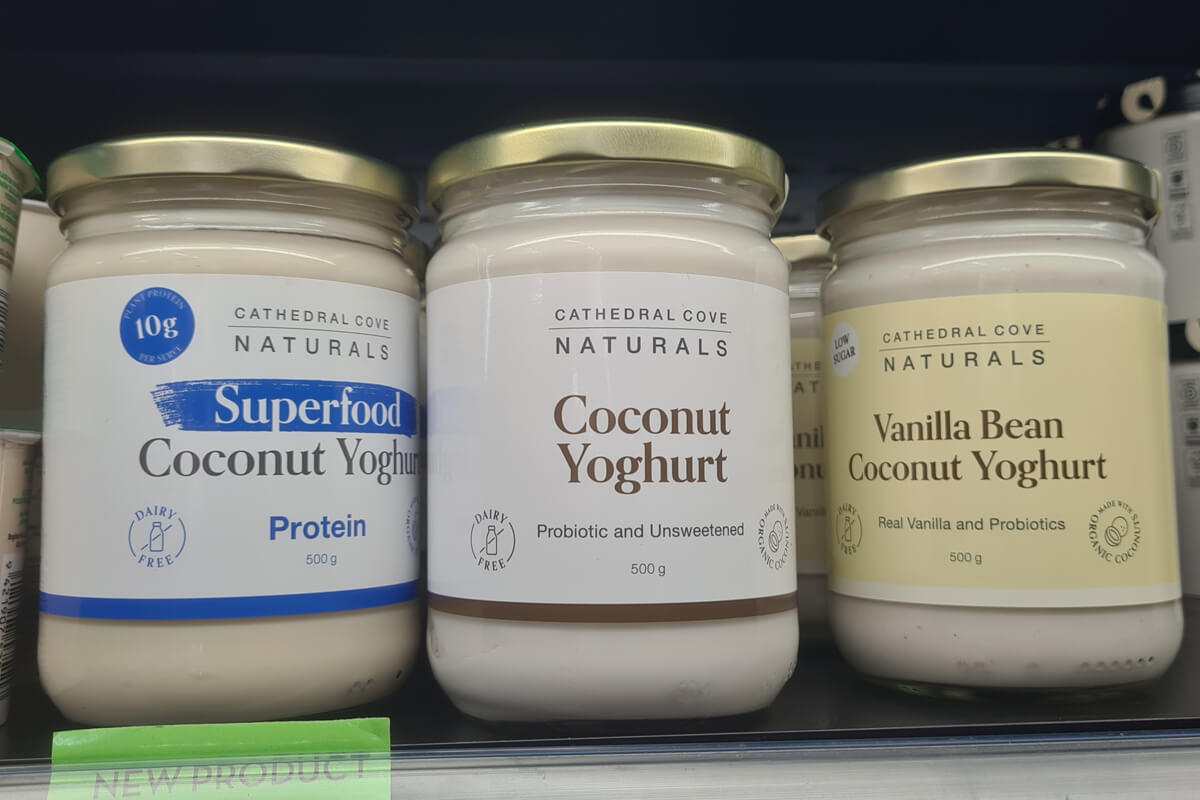 veganer Coconut Joghurt der Marke Cathedral Cove