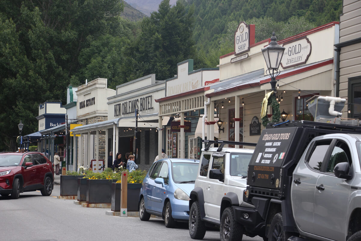Alte Westernhäuser in Arrowtown