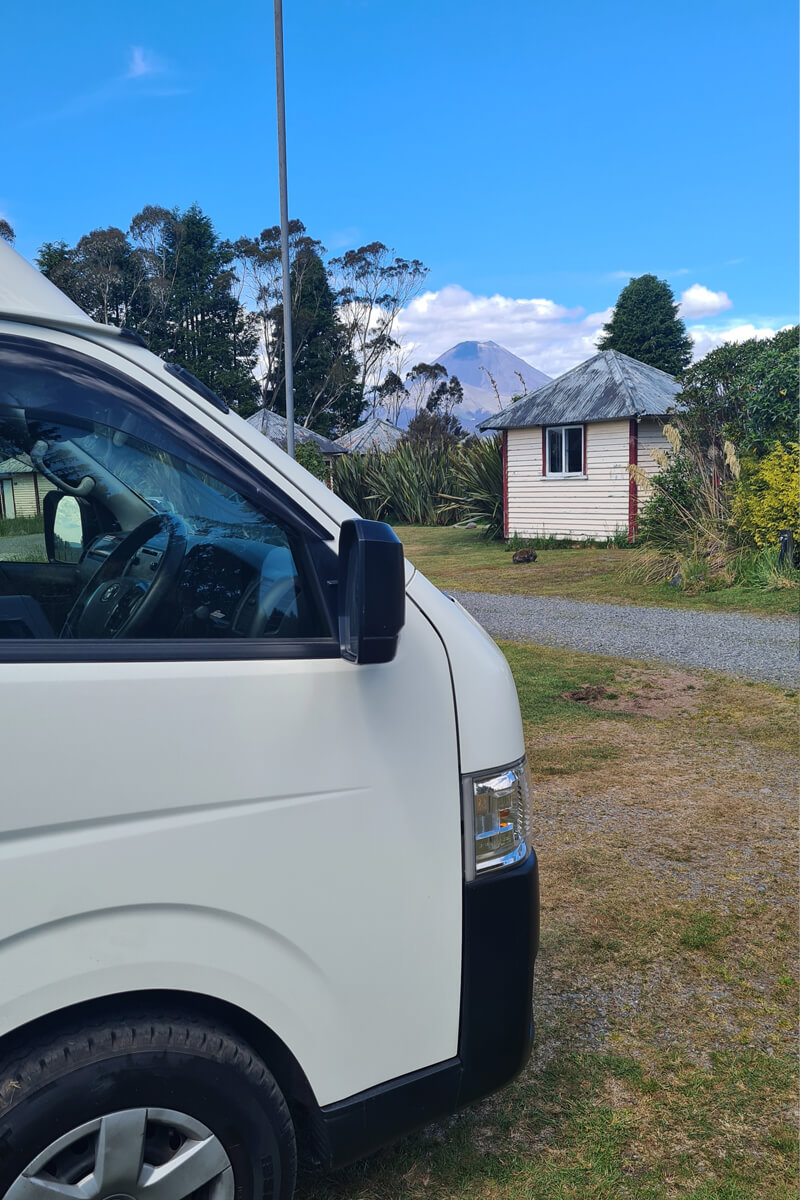 Camping direkt am Tongariro Nationalpark