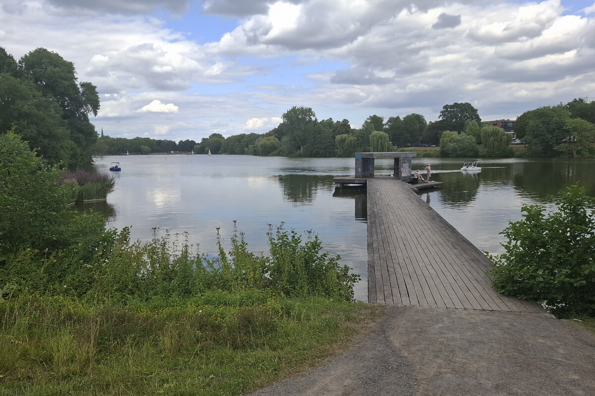 Holzsteg am Aasee