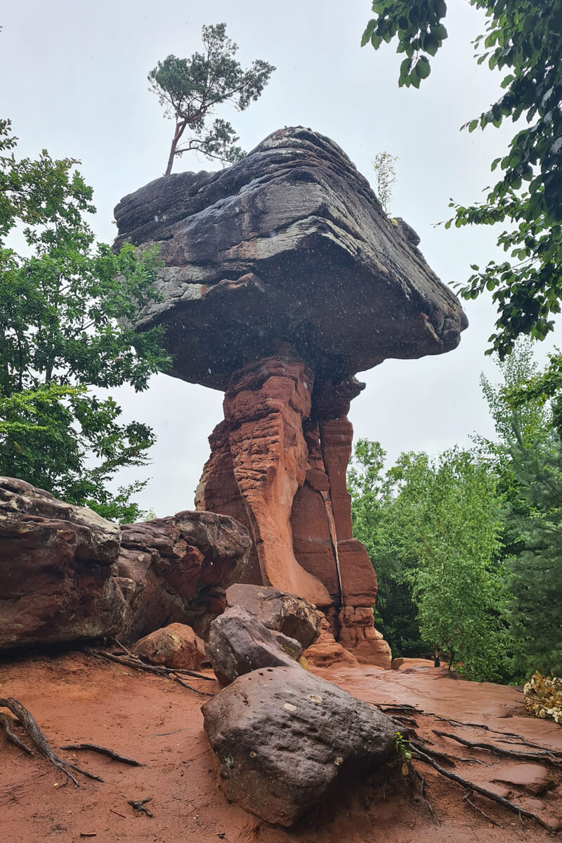 Der Teufelstisch, eine markante Felsformation